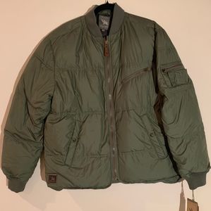 Spiewax down jacket green size XL brand new